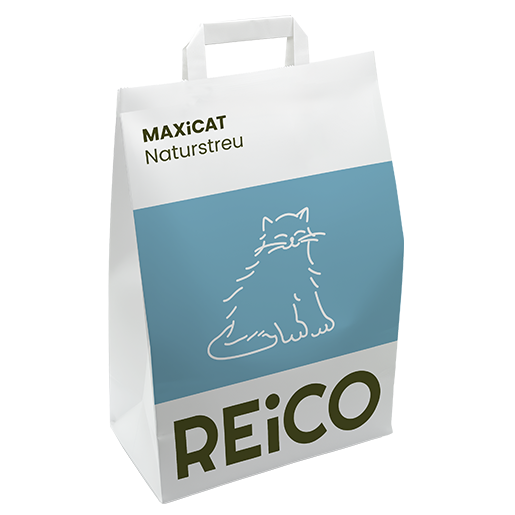 MAXiCAT Lettiera agglomerante per gatti 8 • Cuccioli e Crocchette, Reico Partner | Sano. Naturale. Minerale. maxisan-naturstreu lettiera naturale per gatti aggolmerante